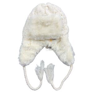 Aeropostale Hat Women's Ivory Knit Winter Thermal Warm Beanie Outdoor - One Size